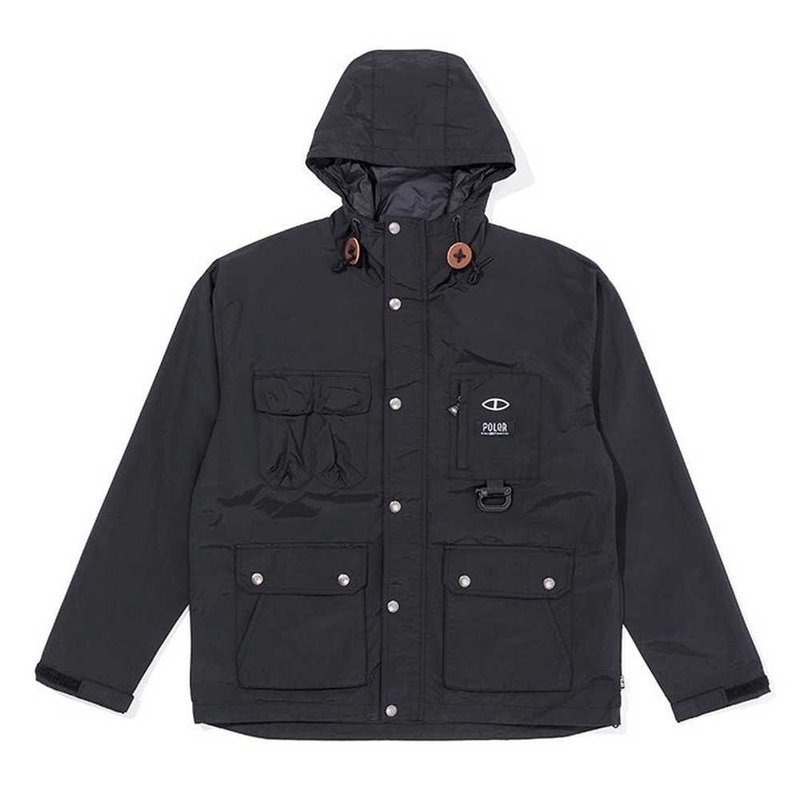 日本限定 POLER 60/40 POLER MOUNTAIN PARKA 防水防风大衣 黑色 - 男装外套 - 其他材质 黑色