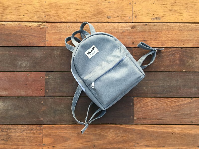 MINI DAY PACK LightGrey - 后背包/双肩包 - 聚酯纤维 灰色