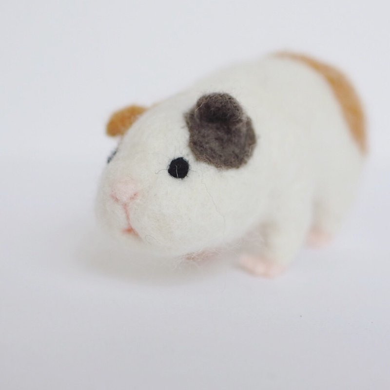 Guinea pig - 玩偶/公仔 - 羊毛 白色