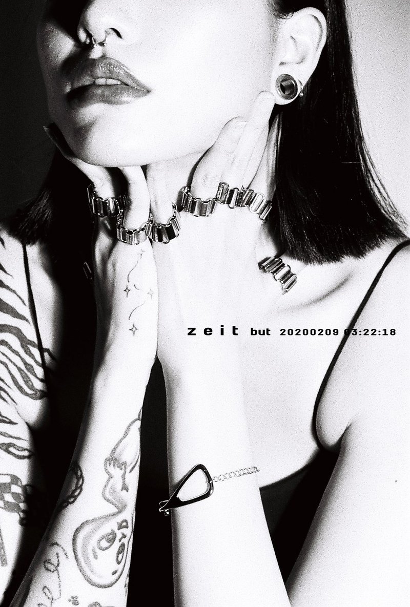 zeit ClaSSic Chain Ring / zeit 经典方链戒 - 戒指 - 其他金属 银色