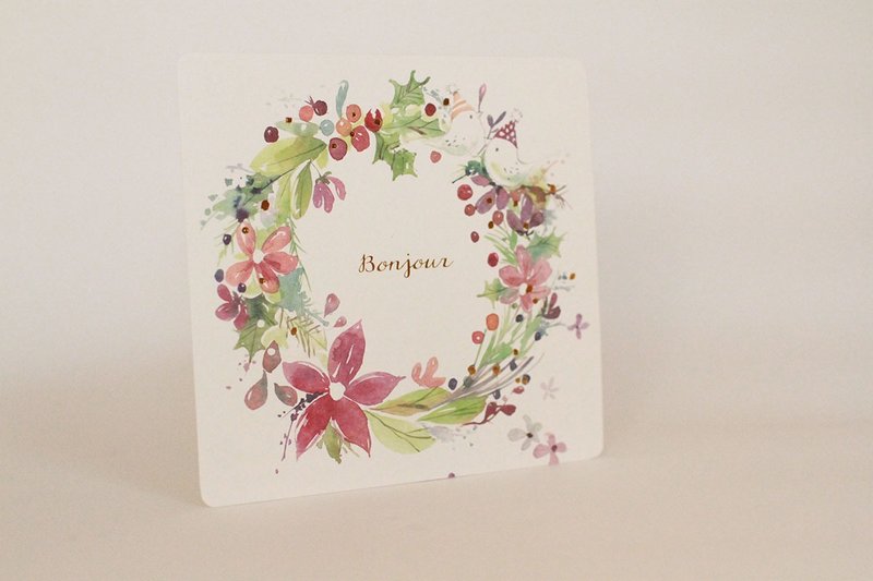 Fion水彩明信片-果子 - 卡片/明信片 - 纸 紫色