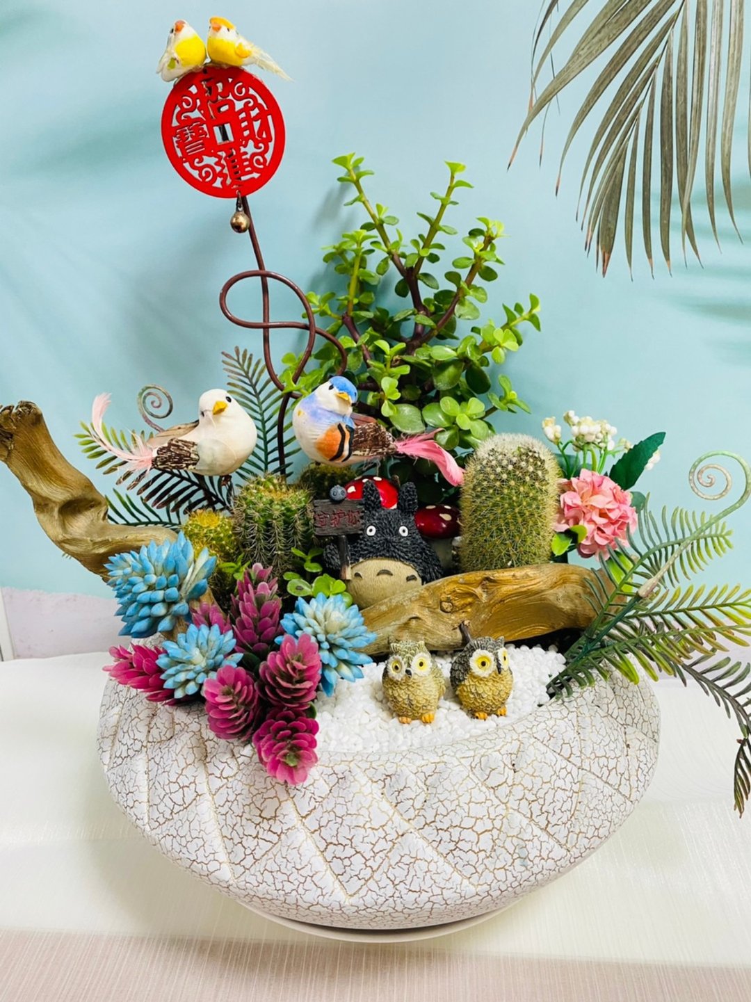 欢乐派对定制组盆 开幕志庆 新居落成 升官乔迁 婚礼 生日礼物 - 植栽/盆栽 - 其他材质 白色