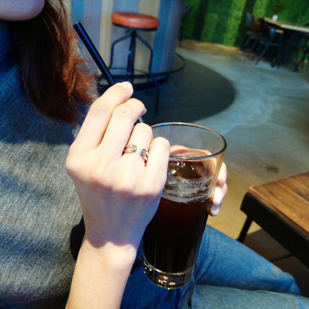 pure ring_纯粹戒指 | 925纯银 限量 设计师手作 - 戒指 - 银 银色