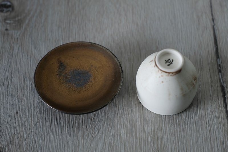 鎏金_杯碟组 - 茶具/茶杯 - 瓷 白色
