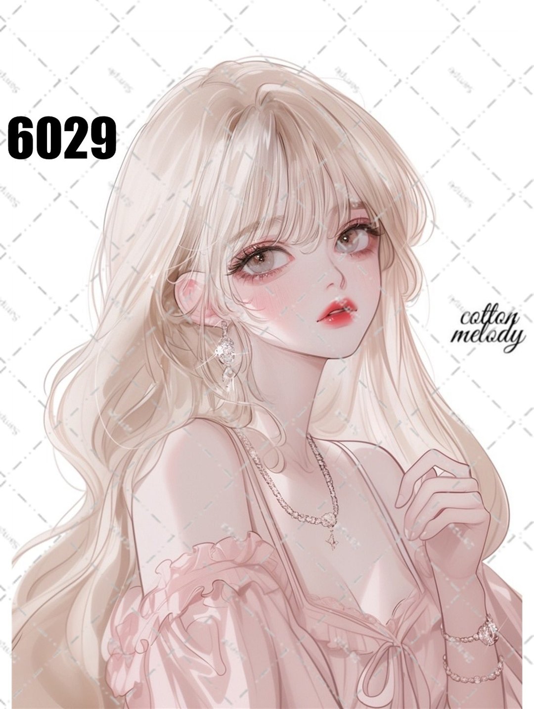原创贴纸 no.6029 人物贴纸 原创贴纸 人物贴纸 女孩贴纸 原创人物贴纸 - 贴纸 - 纸 
