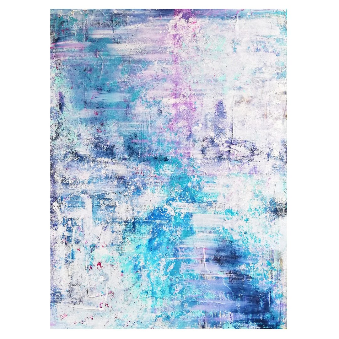 Galaxy  Painting Milky Way Original Art Celestial Oil Canvas Painting Home Decor - 海报/装饰画/版画 - 棉 多色