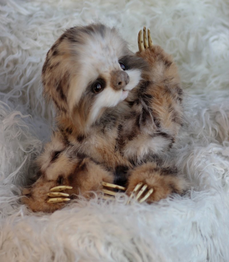 树懒菲洛 - 玩偶/公仔 - 其他材质 咖啡色