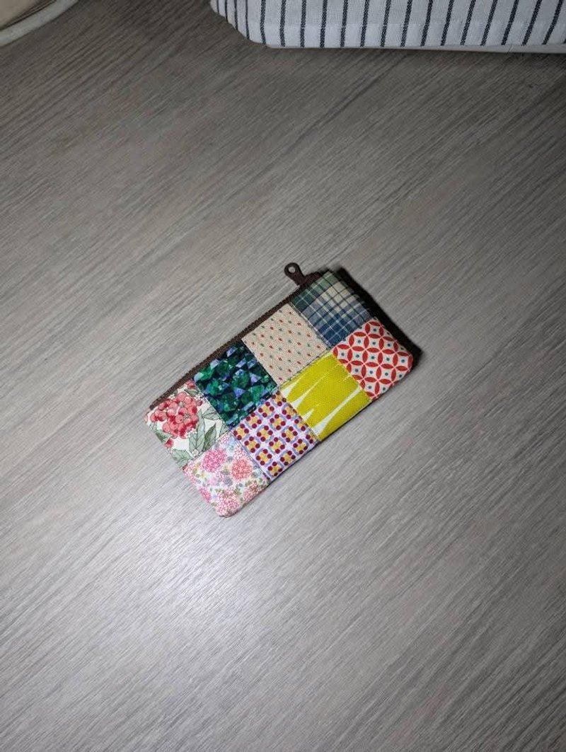 拼接包 - 皮夹/钱包 - 棉．麻 