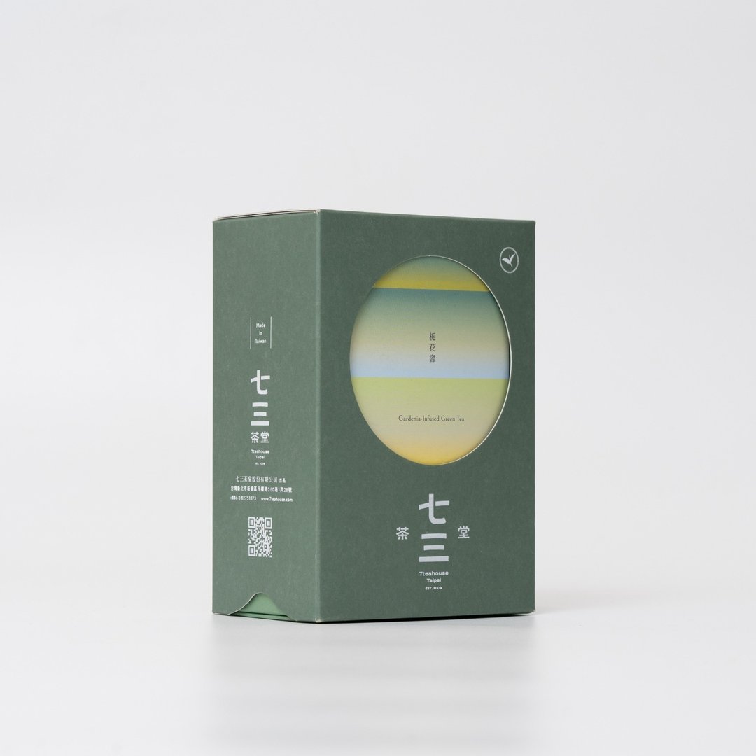 七三茶堂 精品原叶丨栀花窨 75g–精装盒 - 茶 - 纸 绿色