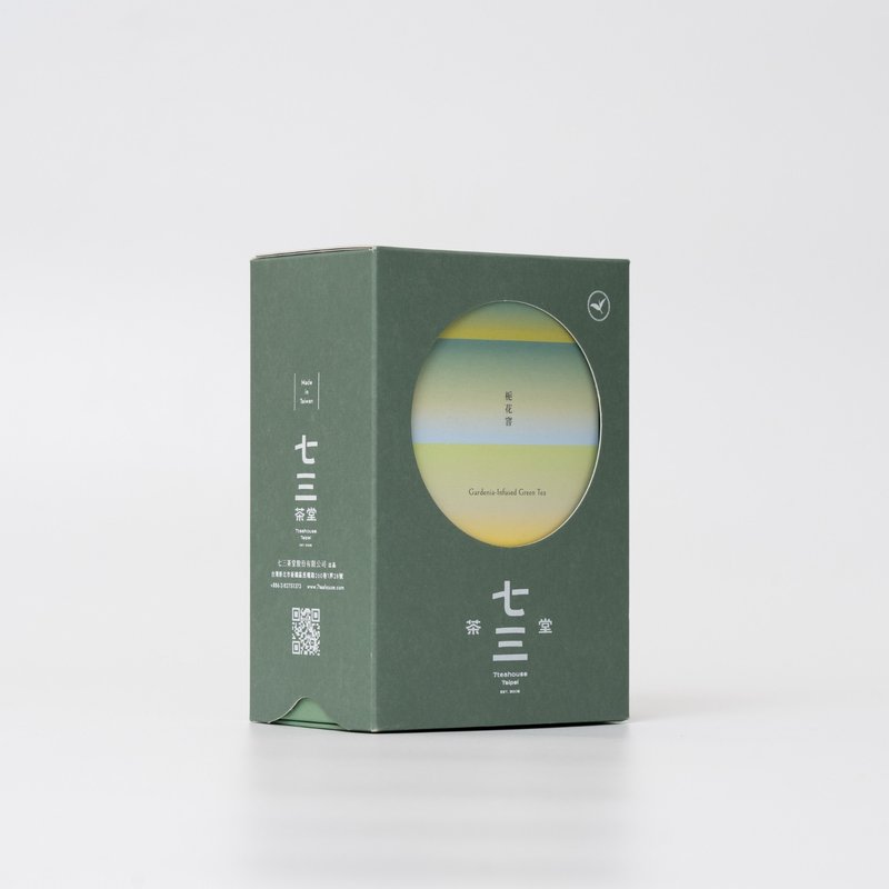 七三茶堂 精品原叶丨栀花窨 75g–精装盒 - 茶 - 纸 绿色
