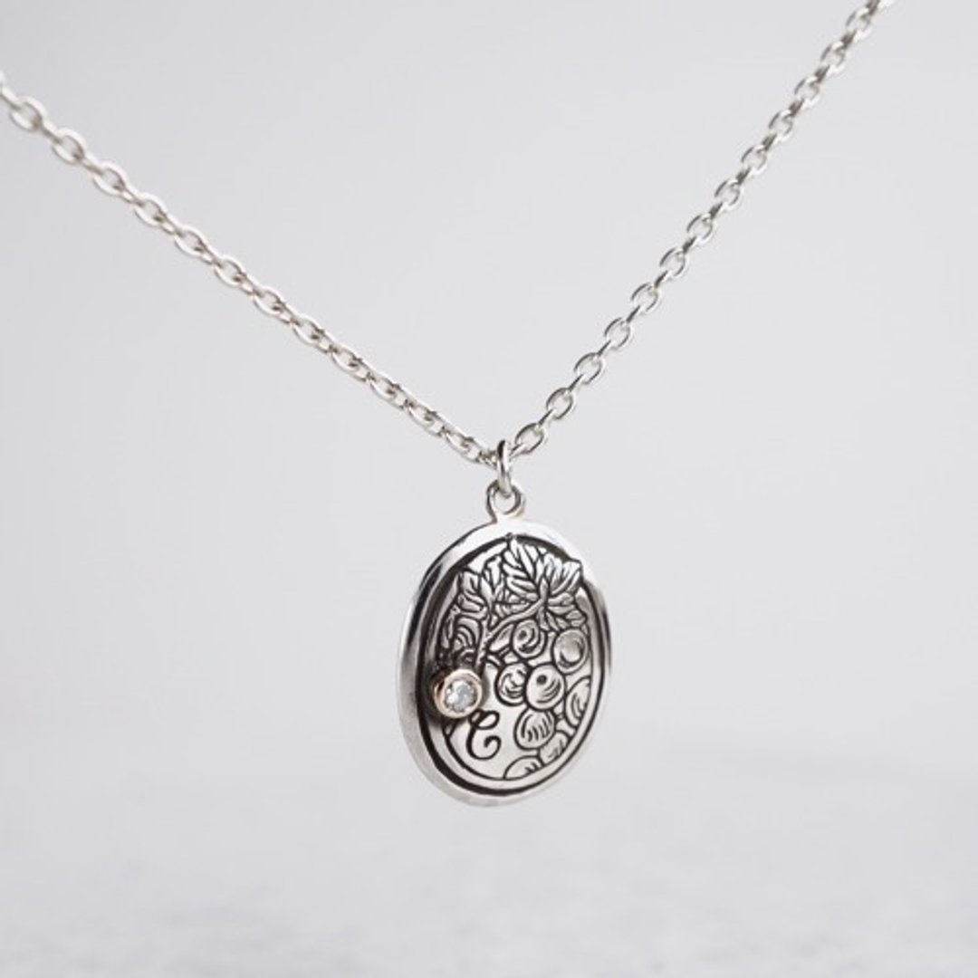 [C] Initial pendant  [P041SV] - 项链 - 其他金属 