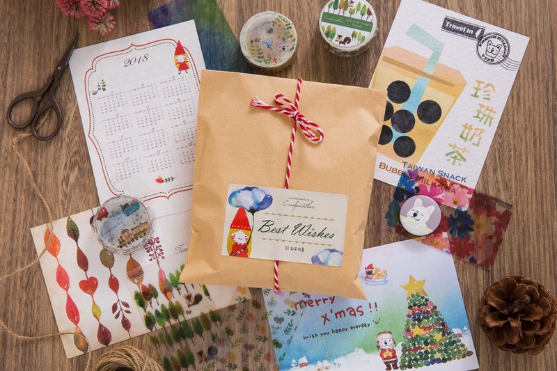 文具控.澎湃礼物盒(67折) - 纸胶带 - 纸 