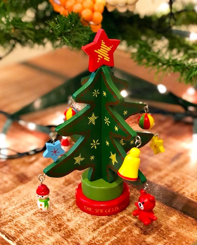 Spiegelburg 木制迷你圣诞树含挂饰 - 摆饰 - 木头 多色
