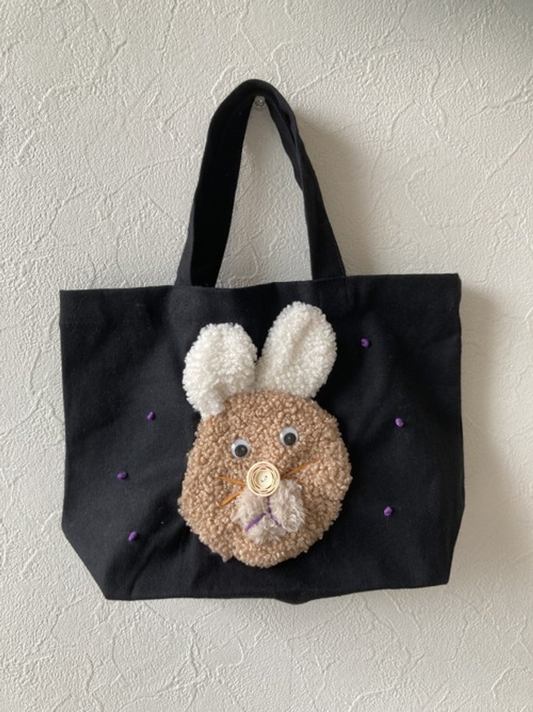 rabbit bag - 手提包/手提袋 - 棉．麻 