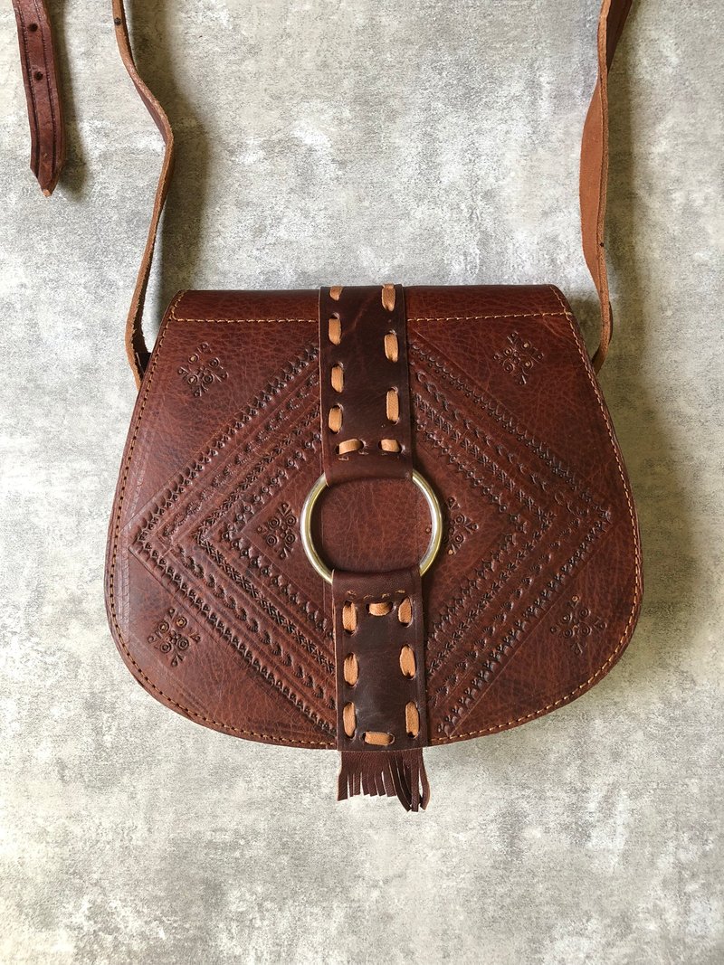 Goody Bag 沙漠之门 马拉喀什红棕 限定 - 侧背包/斜挎包 - 纸 咖啡色