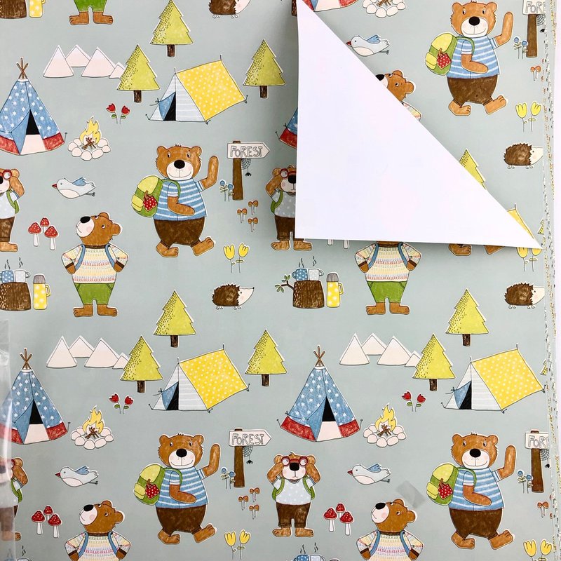 熊爱露营/欧洲进口包装纸 - 包装材料 - 纸 多色
