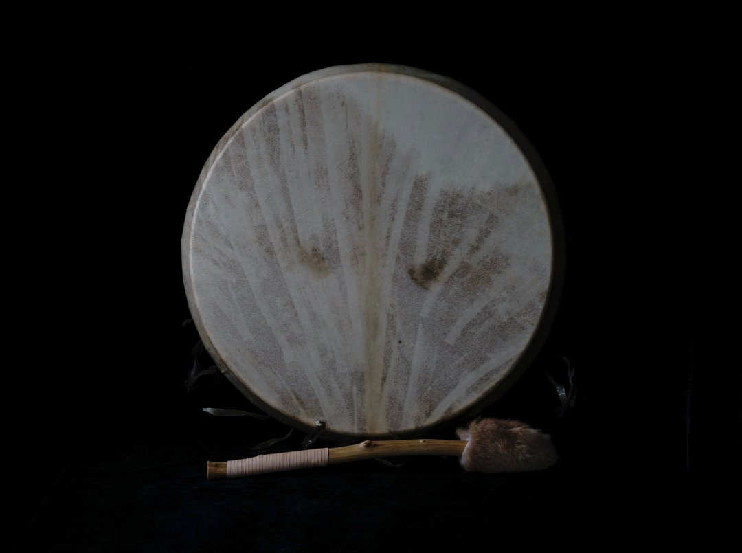 暗灵萨满鼓 Ritual Shaman drum 手工制作 部落 shamanic 音疗 - 吉他/乐器 - 其他材质 