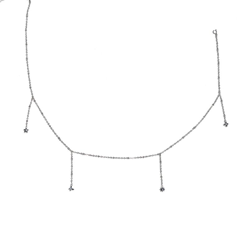KDNP Balloons Body Chain - 皮带/腰带 - 不锈钢 银色