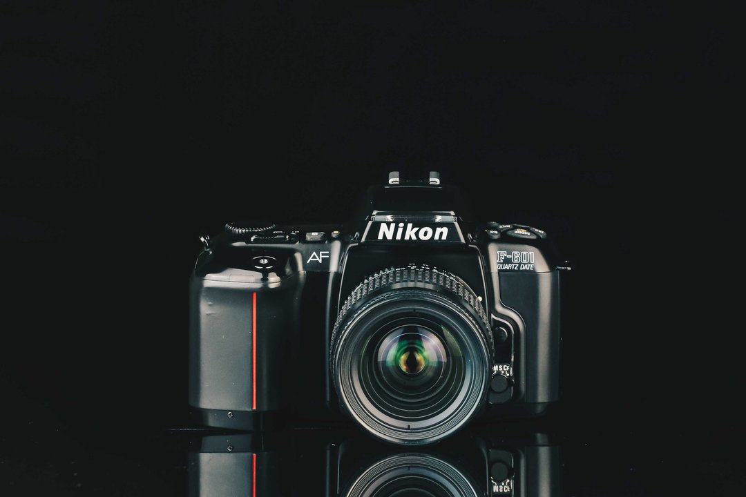 NIKON F-601+NIKKOR AF 28-80mm F=3.5-5.6D #0720 #135底片相机 - 相机 - 其他金属 黑色