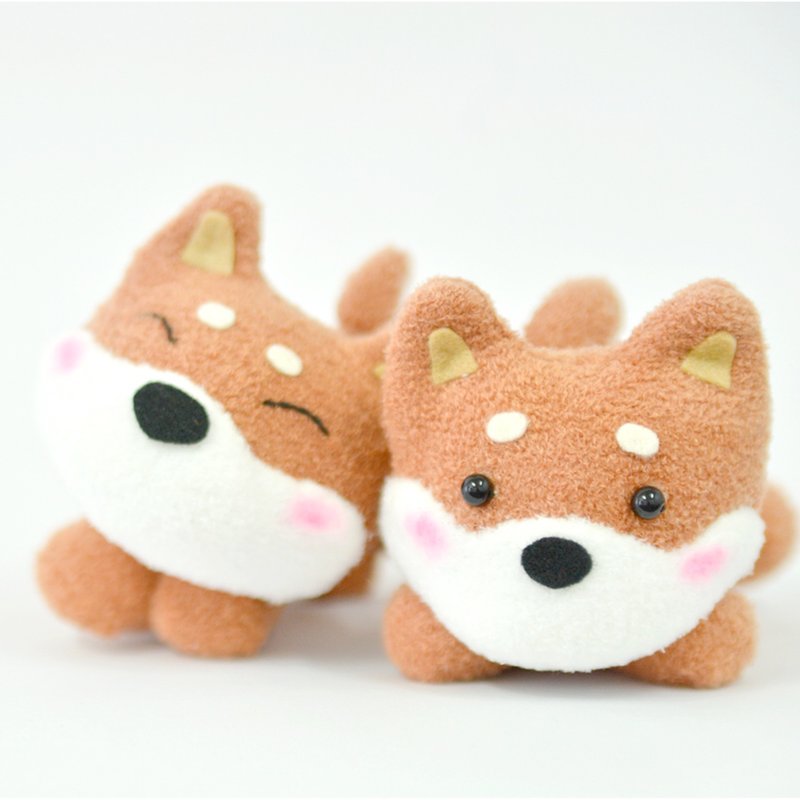 【独家手作】柴犬的日常  单入 手缝款 DIY材料包 圣诞礼物 - 其他 - 其他材质 卡其色