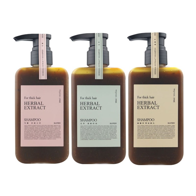 细软发调理呵护 I 疗愈草本系列洗发 300ml 艾草 龙胆草 芍药 - 洗发用品 - 植物．花 卡其色