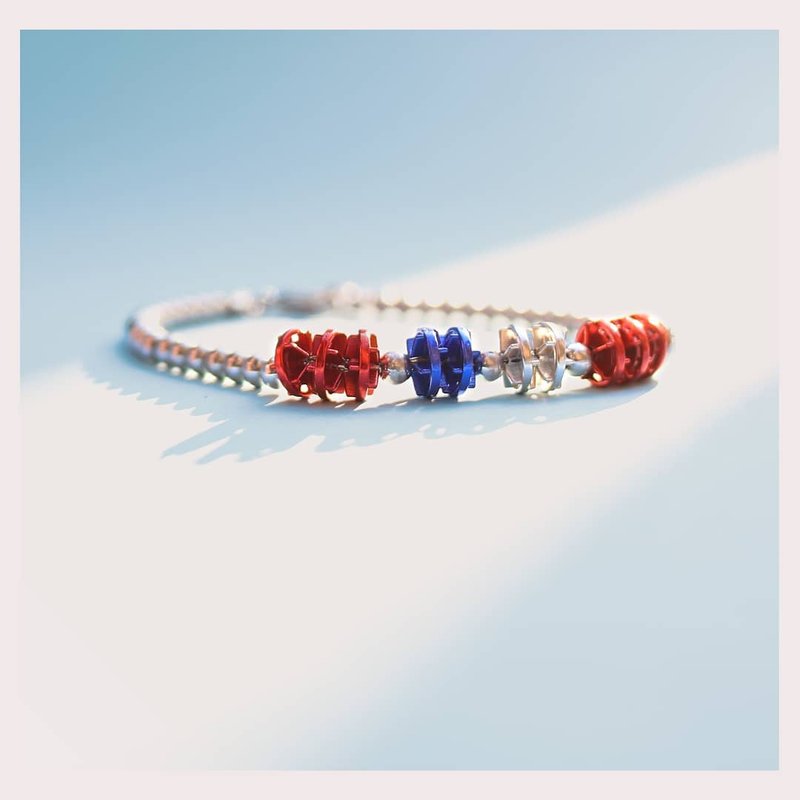 ossidabile 游泳水道手链 意大利手工饰品 - 手链/手环 - 其他金属 银色