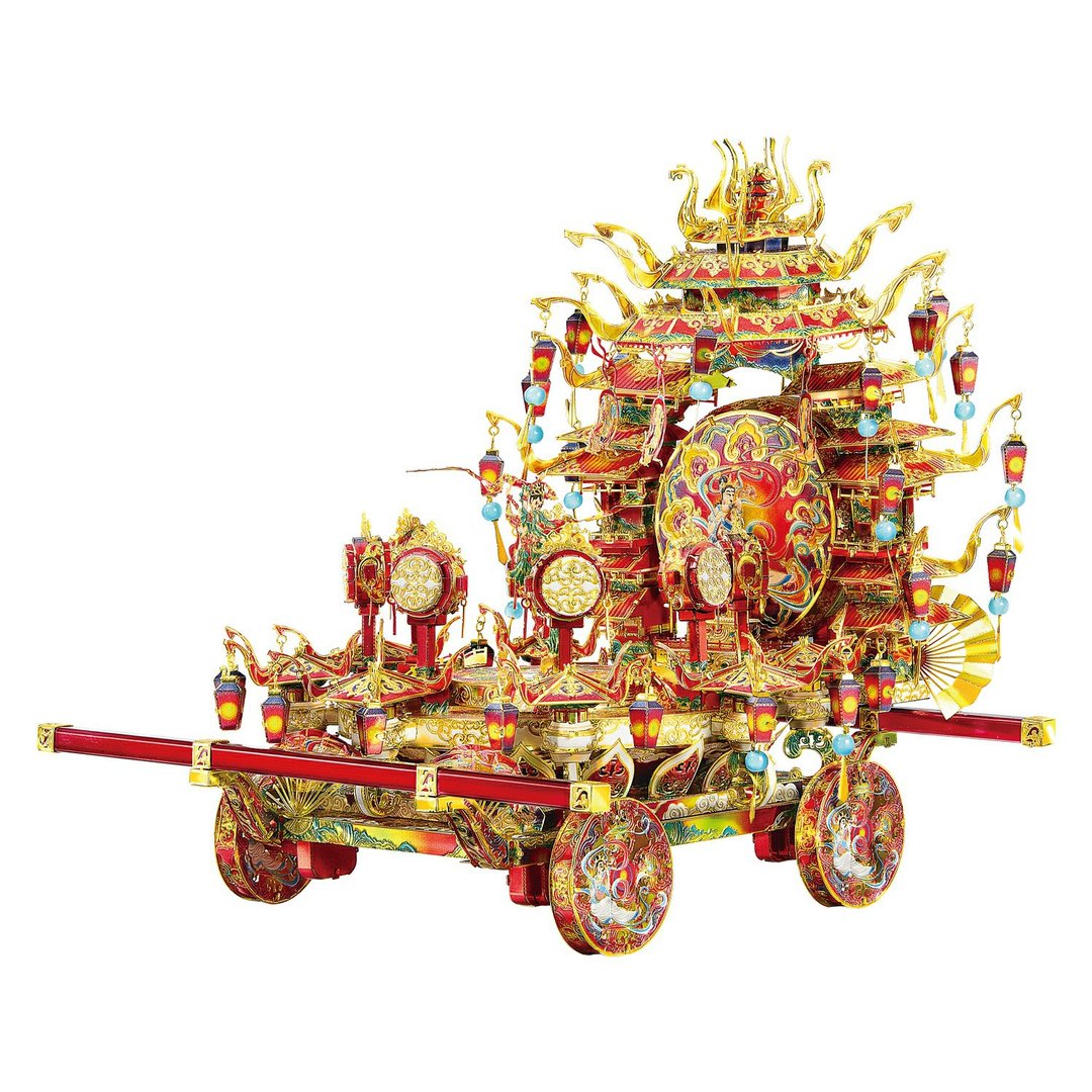 盛唐惊鴻車鼓 - 拼图 - 铜/黄铜 多色