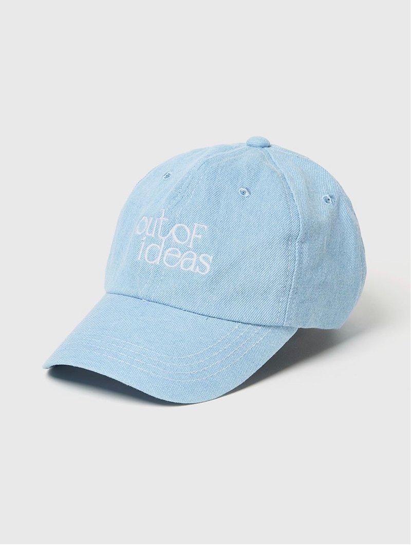 Japfac Out of idea Cap Old Jeans - 帽子 - 聚酯纤维 蓝色