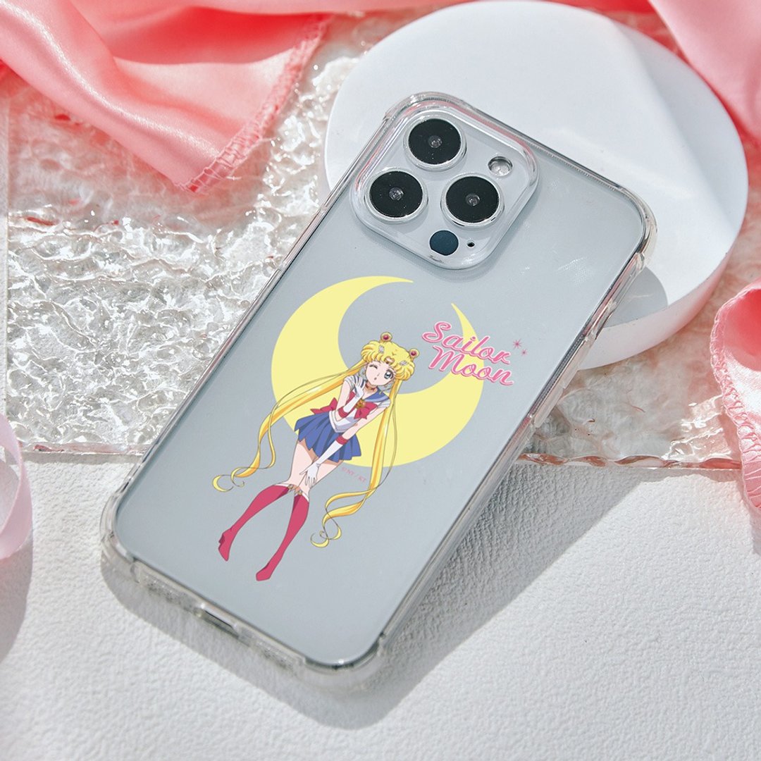 【送吊饰】美少女战士Crystal水手月亮全气囊防摔iPhone手机壳 - 手机壳/手机套 - 塑料 透明