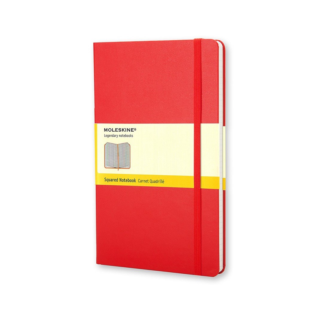 _勿上架_MOLESKINE 经典红色硬壳笔记本 口袋型 方格 - 烫金服务 - 笔记本/手帐 - 纸 红色