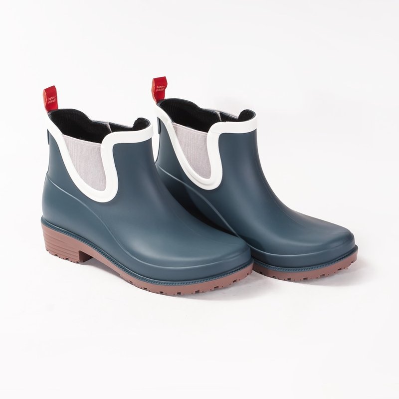 雨靴日 |  梅雨季.京都和风感雨靴.琉璃绀色.靴型.耐磨.舒适支撑 - 雨鞋/雨靴 - 塑料 蓝色
