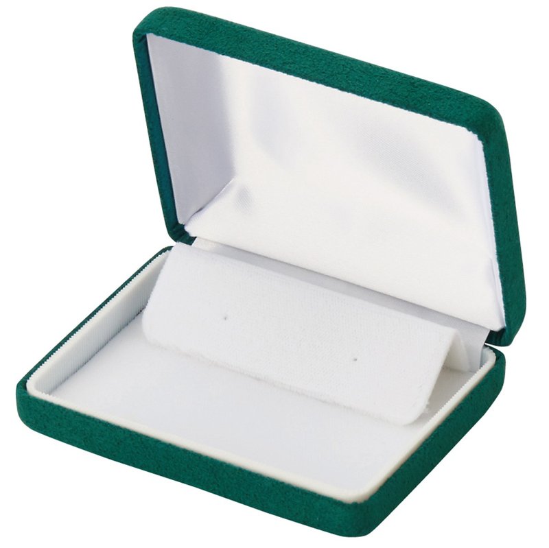 耳环盒, 翡翠绿系列珠宝盒, 日本原装进口 - 收纳用品 - 棉．麻 