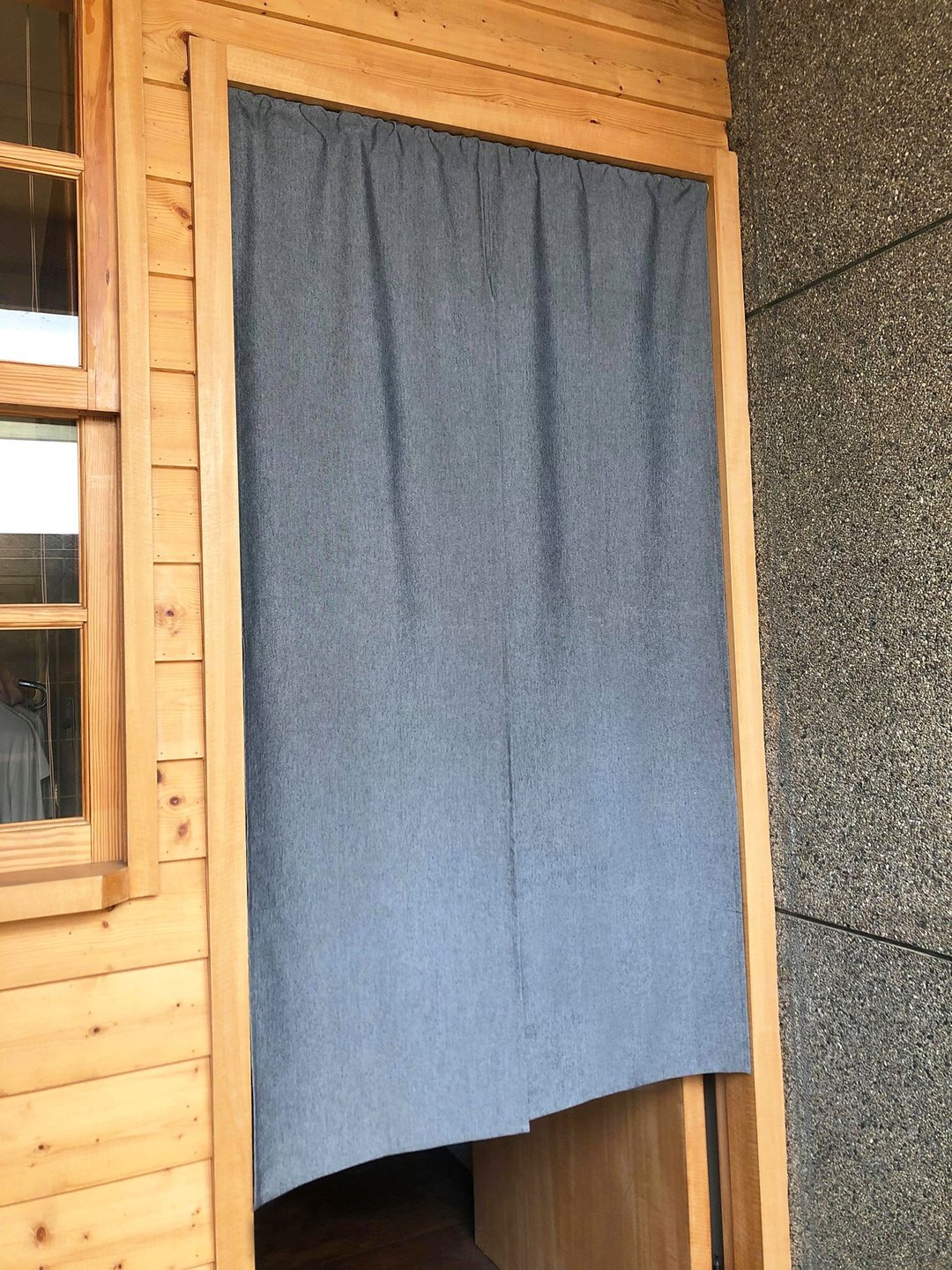 (订制专区) 有机棉灰色日式中门帘 Organic Cotton - 门帘/门牌 - 棉 灰色