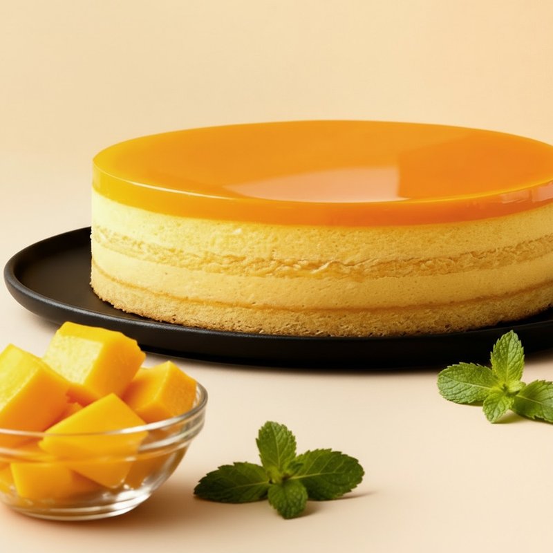 【凯蜜菲Kaimifei】芒果百香慕斯蛋糕 - 蛋糕/甜点 - 纸 黄色
