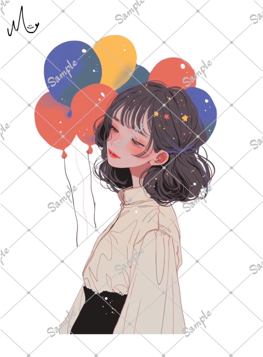 原创人物贴纸 - 贴纸 - 纸 