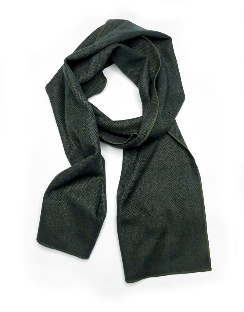 羊毛西装料 / 收藏老布   围巾 - 围巾/披肩 - 羊毛 绿色