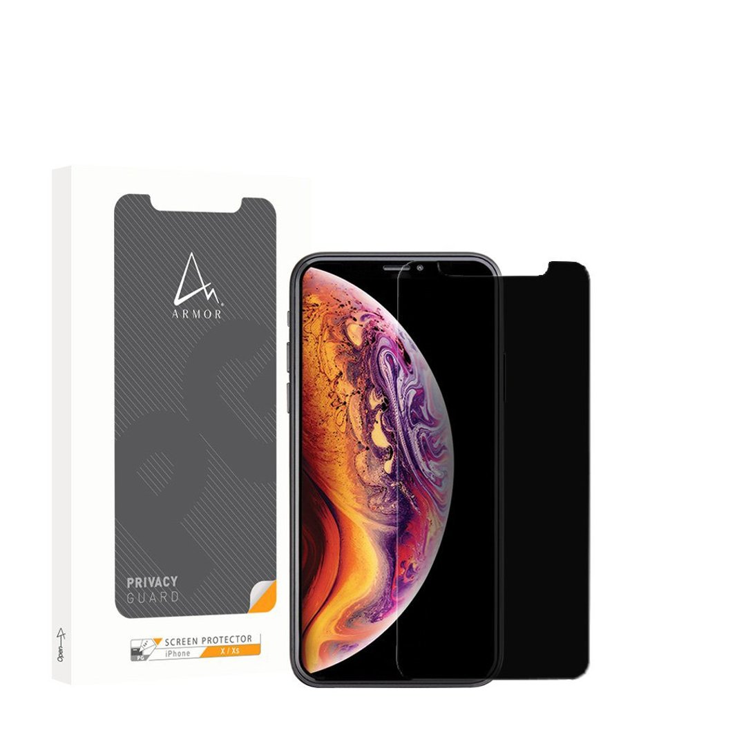 (出清优惠) ARMOR iPhone 11/X系列软性玻璃防窥、防眩光萤幕保护 - 手机配件 - 其他材质 