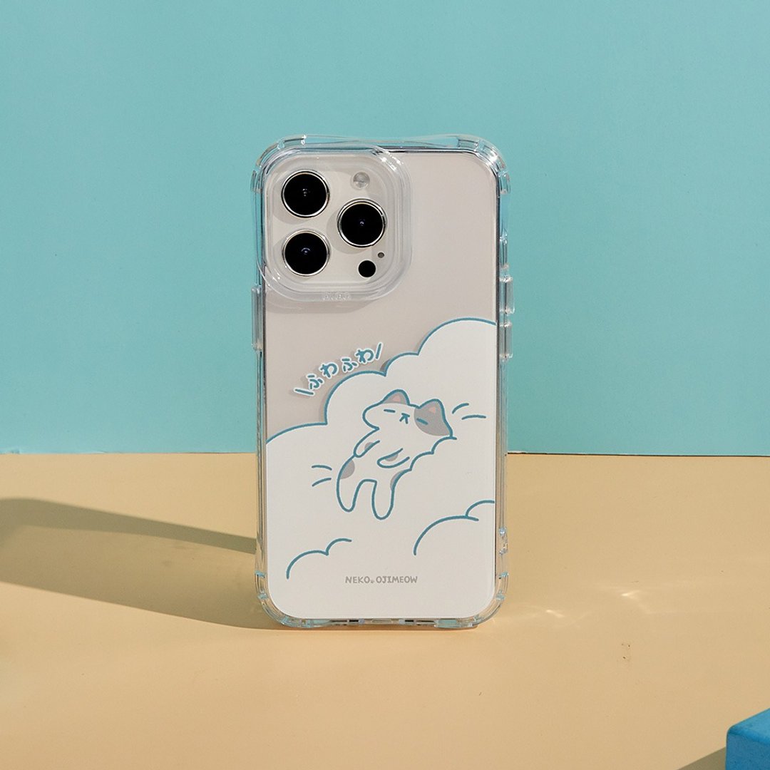 欧吉喵NEKO OJIMEOW棉花云抗黄防摔MagSafe iPhone手机壳 - 手机壳/手机套 - 塑料 透明