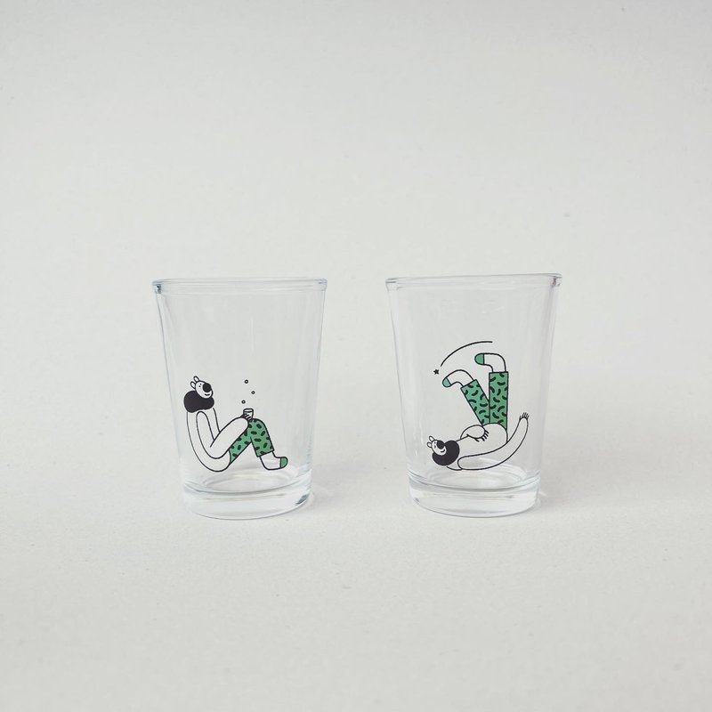 熊超人啤酒杯 - 双入组 - 酒杯/酒器 - 玻璃 