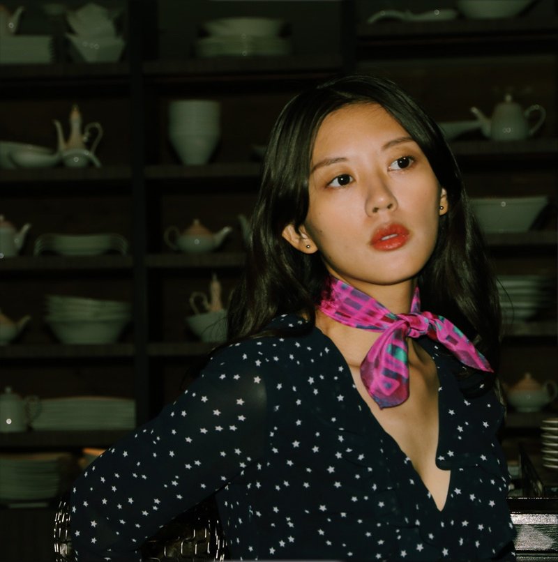 【展现浪漫品味的法式礼盒】Dream Brink - 法式时尚 - 精品方巾 - 丝巾 - 丝．绢 粉红色