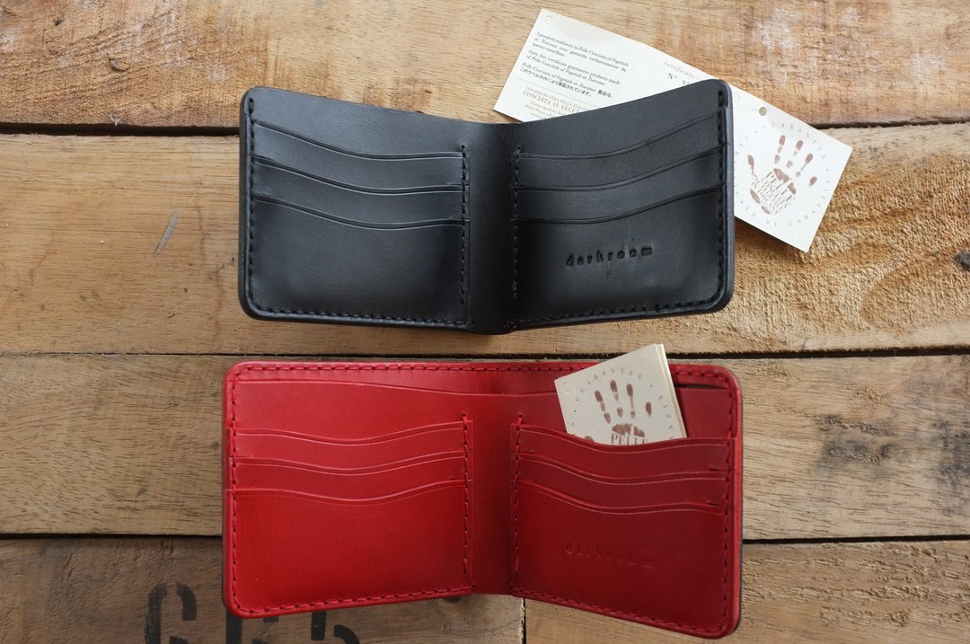 Short wallet billford style DR018S - 皮夹/钱包 - 真皮 