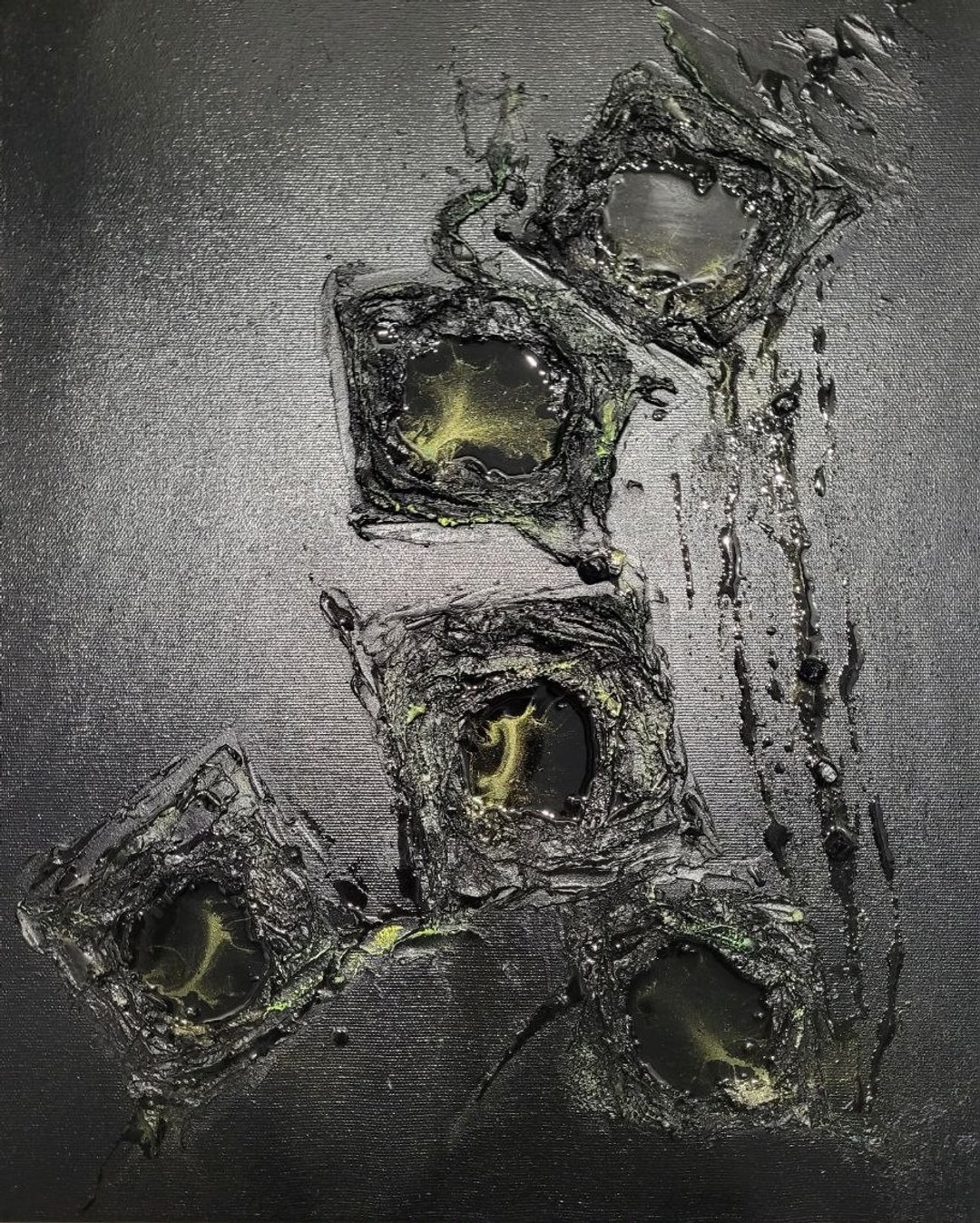 抽象画 幻想精灵 原创艺术 象征主义 艺术品 室内墙面艺术 - 海报/装饰画/版画 - 其他材质 黑色