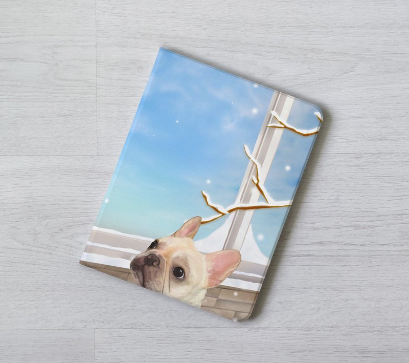 遙望天空小法鬥犬iPad套 iPad Pro 9.7 10.5 12.9翻蓋式保護套 - 平板/电脑保护壳 - 塑料 多色
