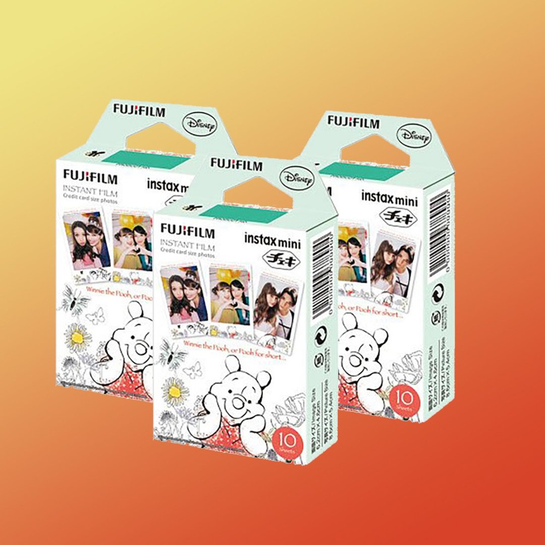 FUJIFILM 富士 instax mini 新维尼熊底片 3入 - 其他 - 纸 白色