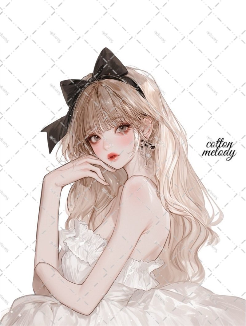 原创贴纸 no.5766 人物贴纸 原创贴纸 人物贴纸 女孩贴纸 原创人物贴纸 - 贴纸 - 纸 