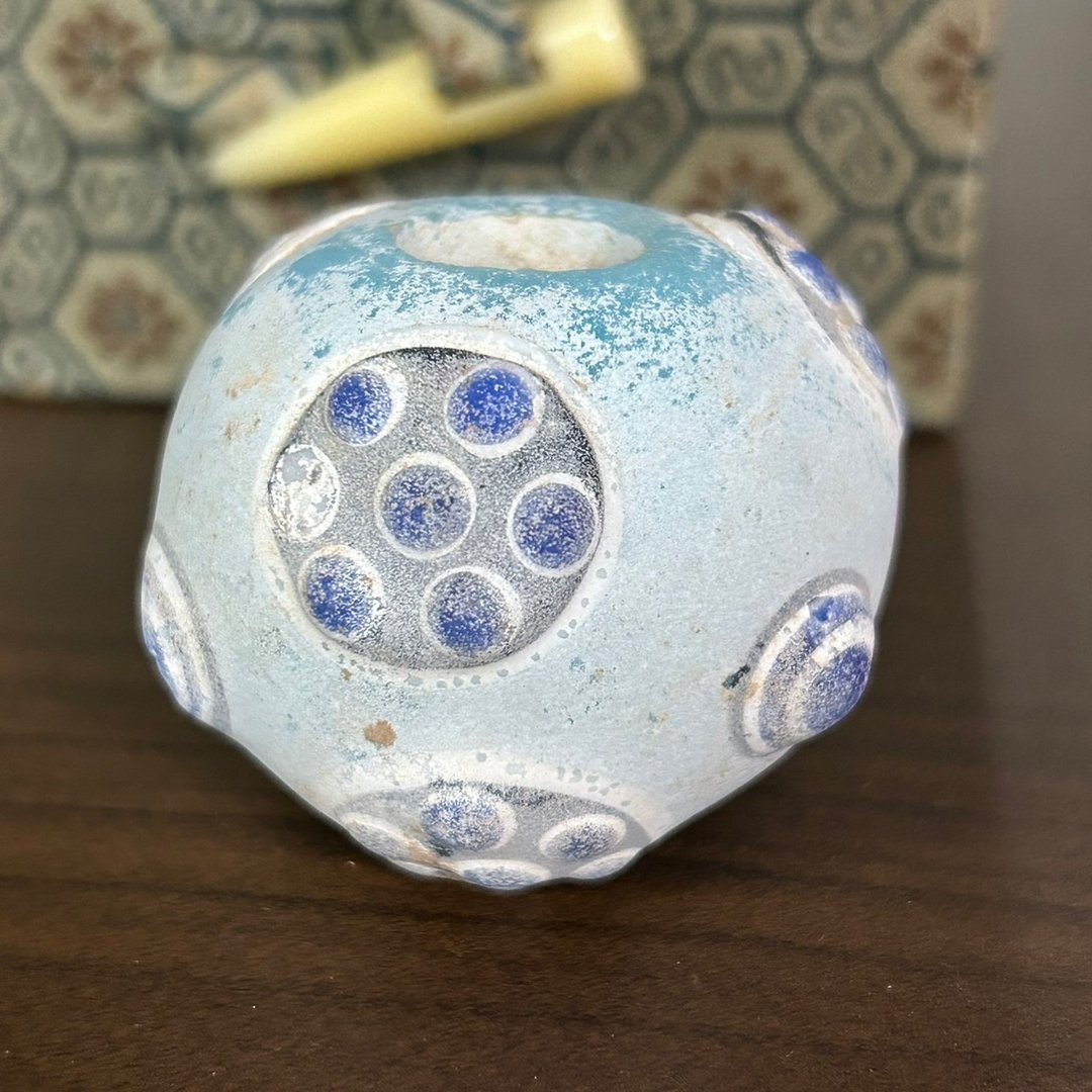 战国时期 蜻蜓眼琉璃珠 - 项链 - 玻璃 透明