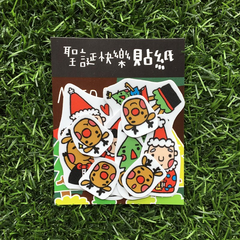 圣诞快乐B系列贴纸组 - 贴纸 - 纸 