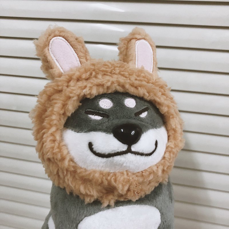 仓屋 大屁屁 柴犬公仔/摆件 毛绒玩偶 草帽款/奶茶兔子头套款 - 玩偶/公仔 - 聚酯纤维 橘色