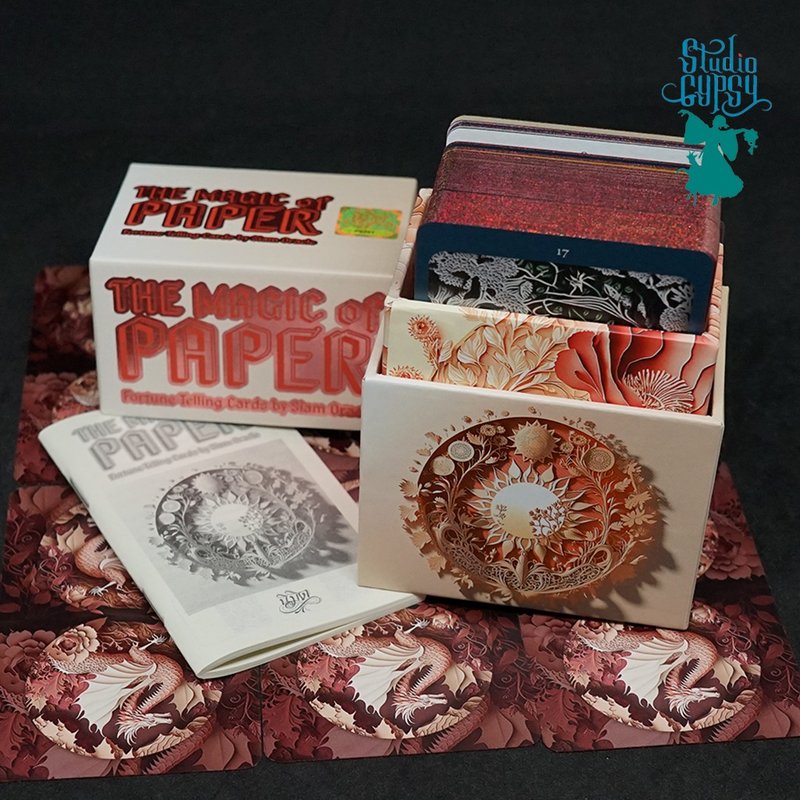 THE MAGIC of PAPER Oracle (Deck & Guide Book) - 卡片/明信片 - 纸 