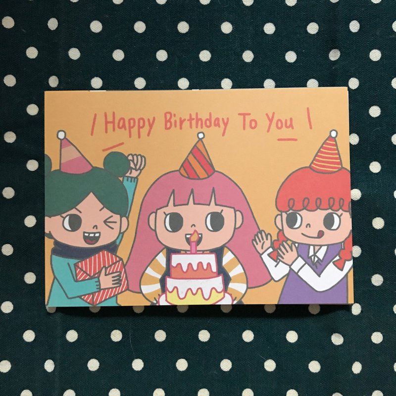 明信片 / Happy birthday to you (1) - 卡片/明信片 - 纸 